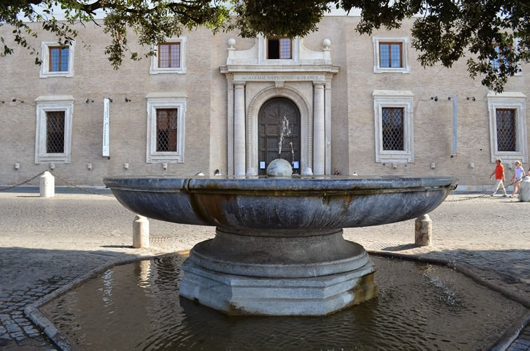 the Cannonball Fountain